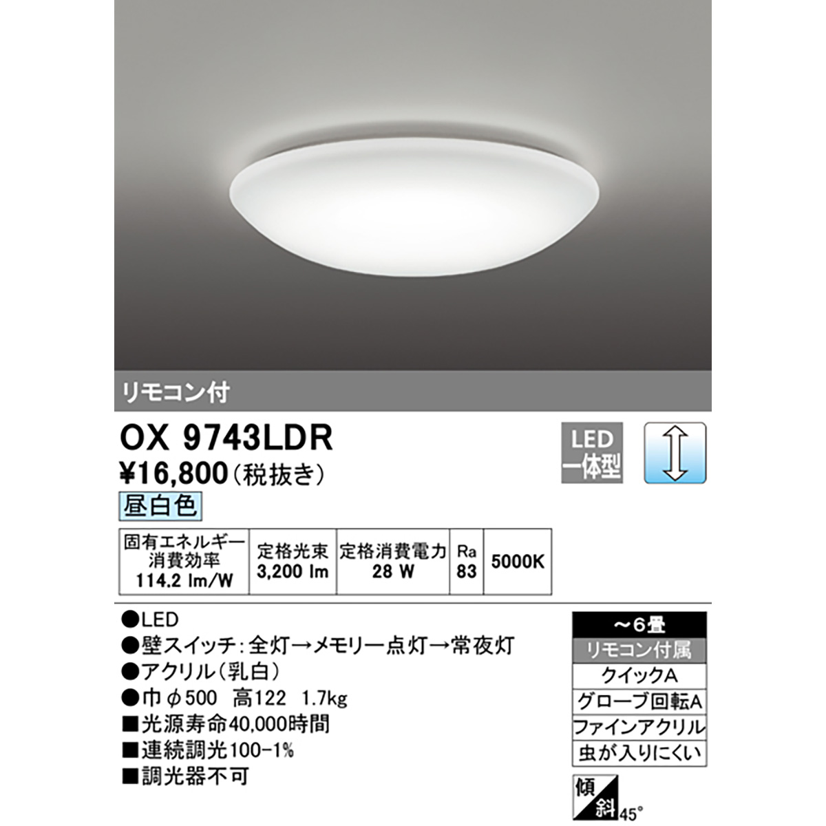 シーリングライト